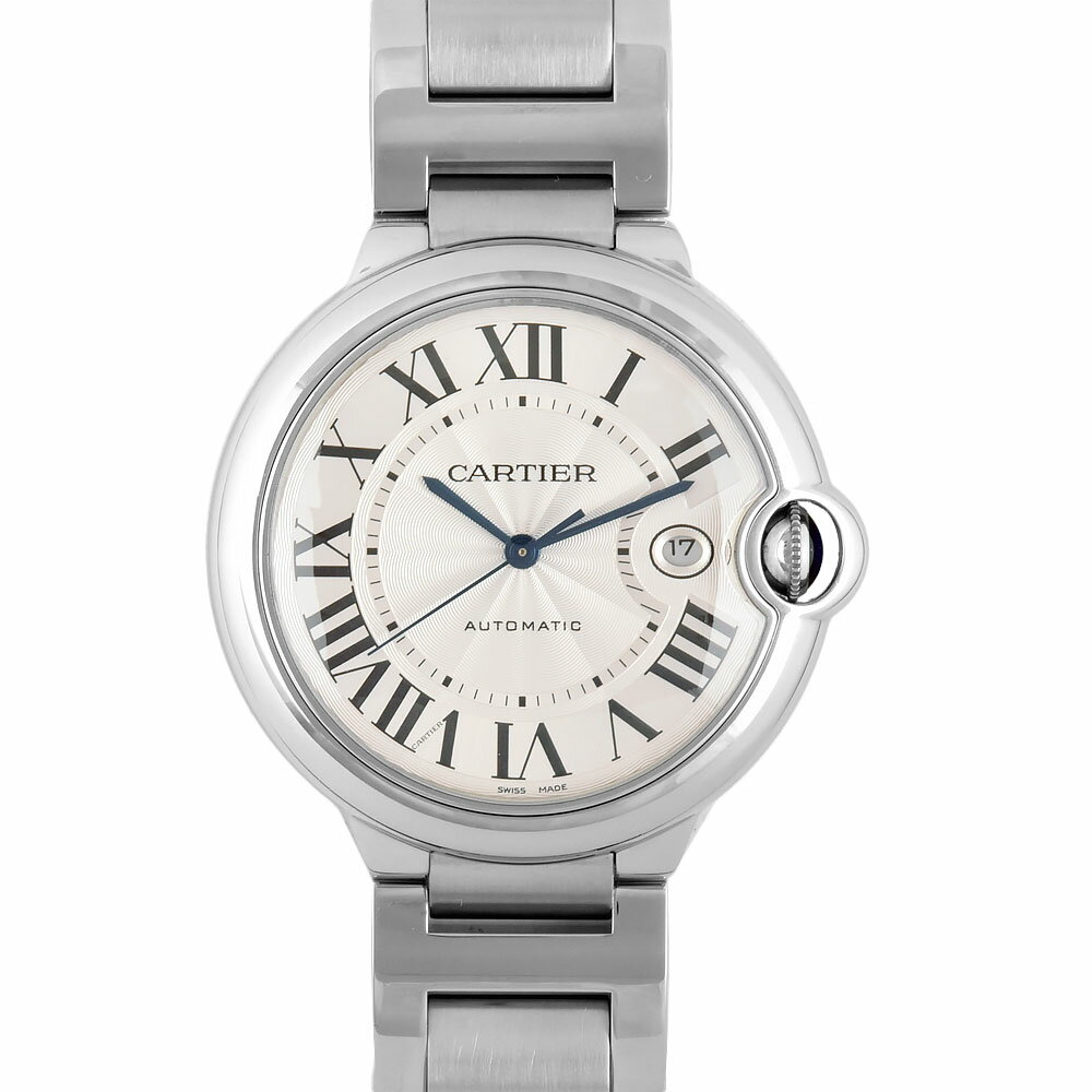 【お買い物マラソン!ポイント2倍!クーポン利用で最大3万円オフ!8/4〜8/11】カルティエ Cartier バロンブルー LM 腕時計 自動巻 シルバー文字盤 メンズ【中古】のサムネイル