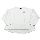 ロマンティッククラウン ROMANTIC CROWN リーセント ロゴ 長袖Tシャツ コットン ポリエステル ホワイト M ユニセックス【中古】