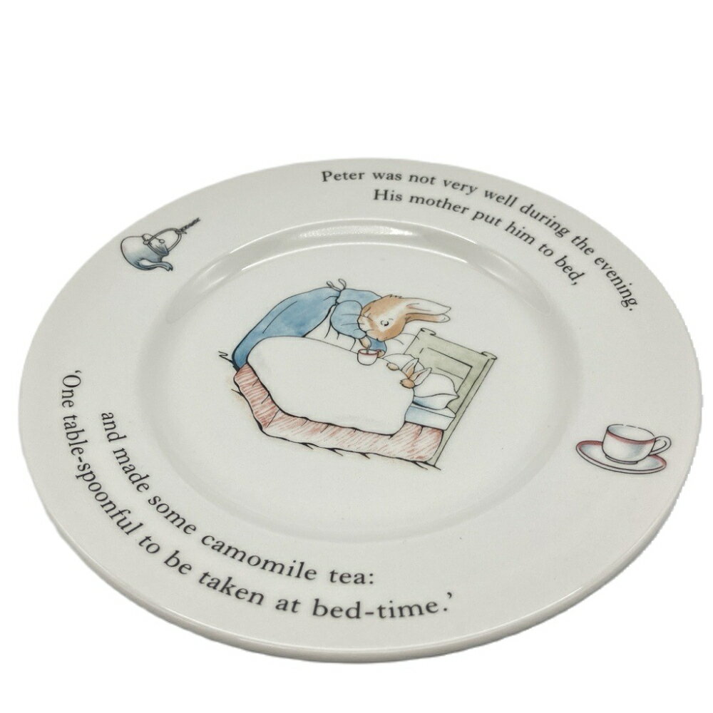 ウェッジウッド WEDGWOOD 皿 磁器g ピーターラビットシリーズ 新刻印【中古】