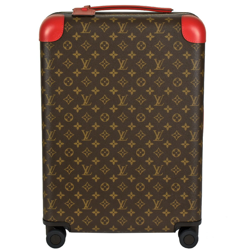 ルイヴィトン LOUIS VUITTON ホライゾン 55 スーツケース モノグラム キャンバス M20200 ポピーレッド ゴールド金具 BA0230 TSAロック付き 暗証番号000【中古】のサムネイル