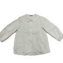 ファミリア Familiar ブラウス コットン ホワイト 90 キッズ【中古】