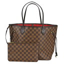 ルイヴィトン LOUIS VUITTON ネヴァーフルMM トートバッグ ダミエ エベヌ N41358 スリーズ GI0230 RFID(ICチップ)内蔵【中古...