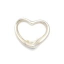 ティファニー Tiffany&Co. オープンハート 21.7mm ペンダントトップ スターリングシルバー シルバー エルサペレッティ【中古】