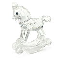 スワロフスキー SWAROVSKI ロッキングホース 木馬 オブジェ 置物 183270【中古】