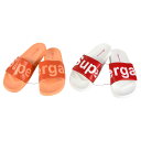 スペルガ SUPERGA 1908-PU U ビッグロゴ サンダル S111I3W【中古】(4)