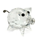 スワロフスキー SWAROVSKI 子豚 オブジェ 置物 010028 ミニ ブタ【中古】