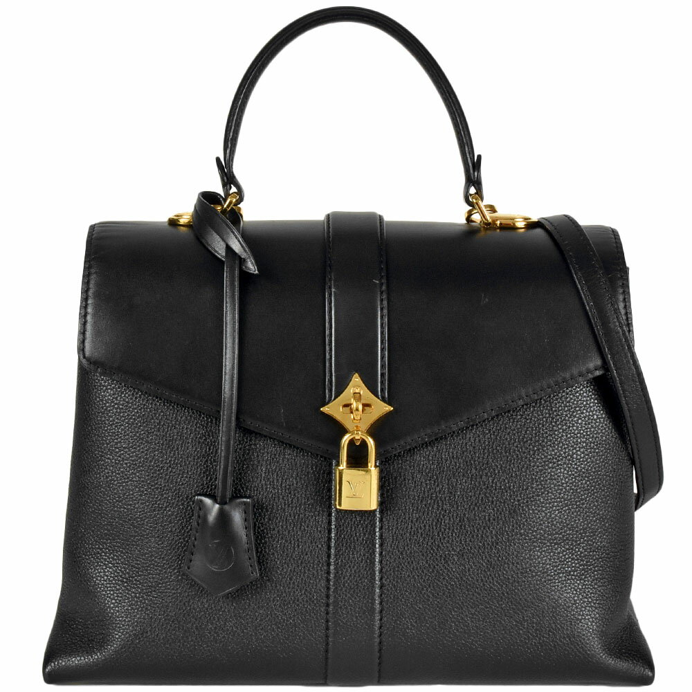 【クーポン利用で最大5万円オフ! 3/31〜4/11】ルイヴィトン LOUIS VUITTON ローズ・デ・ヴァン MM ハンドバッグ 2WAY レザー M53816 ブラック ゴールド金具 RI0199 ノワール【中古】