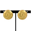 シャネル CHANEL ココマーク ラウンド イヤリング 95C GP ヴィンテージ アクセサリー レディース サークル【中古】