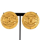 シャネル CHANEL ココマーク ラウンド イヤリング サークル 28 2853 GP ヴィンテージ レディース【中古】(4)