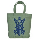 モンクレール MONCLER ジーニアス コットンキャンバス トートバッグ コットン 09H 5D701 00 02SWJ クレイググリーン 2021SS【中古...
