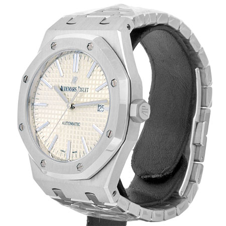 オーデマピゲ AUDEMARS PIGUET 15400ST.OO.1220ST.02 ロイヤルオーク 腕時計 自動巻 シルバー文字盤 SS メンズ【中古】