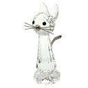 スワロフスキー SWAROVSKI レプリカ ネコ 2010年廃盤 オブジェ 置物 183274【中古】