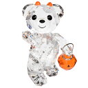 スワロフスキー SWAROVSKI クリスベア ハロウィン オブジェ 置物 クリスタル 1096026 クリア くま かぼちゃ【中古】