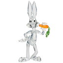 スワロフスキー SWAROVSKI ルーニー・テューンズ バッグスバニー オブジェ 置物 クリスタル クリア ワーナーブラザーズ【中古】