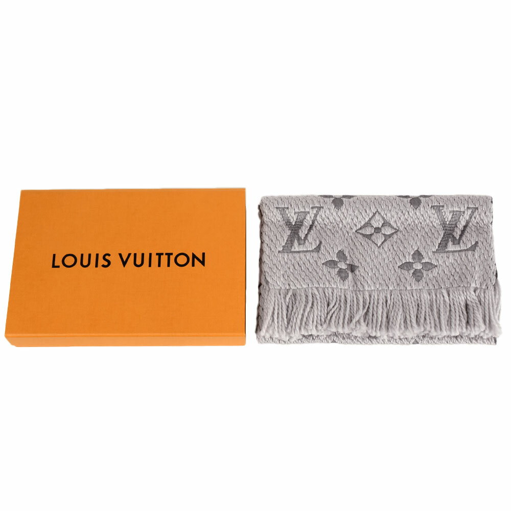 ☆7445 LOUISVUITTON モノグラム ロゴマニアマフラー オレンジ ☆7445 LOUISVUITTON モノグラム ロゴマニアマフラー オレンジ