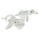 スワロフスキー SWAROVSKI 海ガメの赤ちゃん 2011年廃盤品 オブジェ 置物 826480【中古】