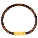 ルイヴィトン LOUIS VUITTON ブラスレキープイット ブレスレット ダミエ エベヌ M6139 BC0169 ユニセックス【中古】