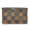 ルイヴィトン LOUIS VUITTON ポルト カルト・サーンプル カードケース ダミエ エベヌ N61722 SP0180【中古】(4)