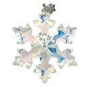 スワロフスキー SWAROVSKI 雪の結晶 クリスマス25周年記念オーナメント 2016年度限定品 オブジェ 置物 5258537【中古】