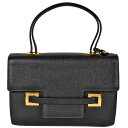 デルヴォー DELVAUX マダム ハンドバッグ グレインレザー ブラック ゴールド金具 レディース【中古】