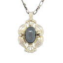 ジョージジェンセン Georg Jensen イヤー 2000 ネックレス SV925 ヘマタイト シルバー【中古】