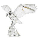 スワロフスキー SWAROVSKI イーグル オブジェ 置物 5302524 クリア クリスタル 鳥【中古】