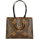 ルイヴィトン LOUIS VUITTON オンザゴー MM トートバッグ 2WAY モノグラム ジャイアント M45321 FL4290 ハンドバッグ【中古】