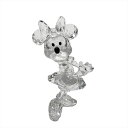 スワロフスキー SWAROVSKI ディズニー Disney ミニーマウス オブジェ 置物 687436【中古】