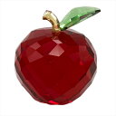 スワロフスキー SWAROVSKI レッドアップル Red apple 林檎 オブジェ 置物 5491974 クリア りんご【中古】
