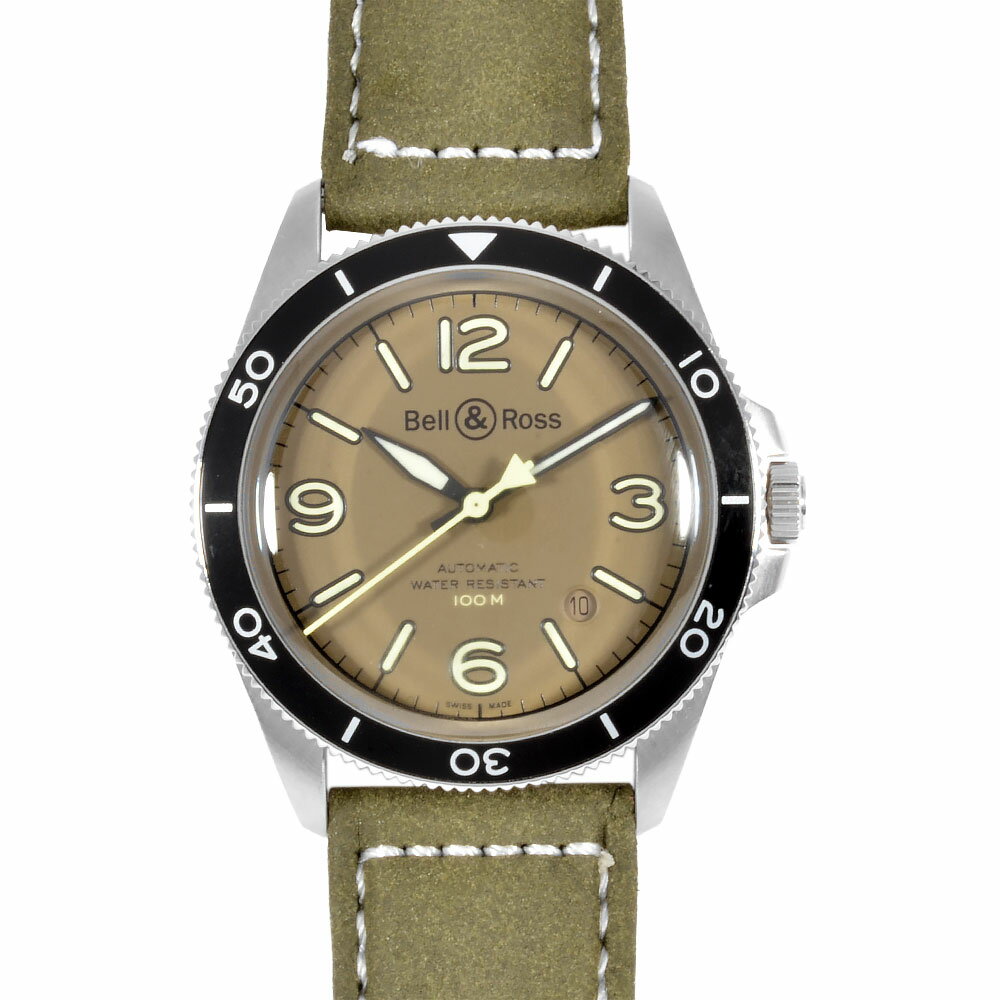 新品)BELL & ROSS ベル&ロス BR ミリタリー BRV292-BEI-ST/SF