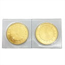 天皇陛下 御在位六十年記念 10万円 金貨幣 昭和61年 純金 20g 金貨 ゴールド 連結 2枚セット 計40g【中古】