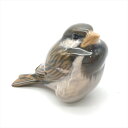 ロイヤルコペンハーゲン Royal Copenhagen 雀 フィギュリン オブジェ 置物 磁器 ブラウン スズメ 鳥【中古】
