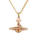 ヴィヴィアンウエストウッド Vivienne Westwood ニュースモール オーブ ネックレス 1205999124 ピンク【中古】