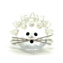 スワロフスキー SWAROVSKI オブジェ 置物 183273 クリア ハリネズミ【中古】