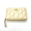 コーチ COACH コインケース レザー ホワイト【中古】