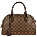 ルイヴィトン LOUIS VUITTON ドゥオモ ハンドバッグ ダミエ エベヌ N60008 ブラウン【中古】