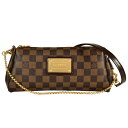 【クーポン利用で最大3万円オフ! 7/1〜7/11】ルイヴィトン LOUIS VUITTON エヴァ チェーン ショルダーバッグ N55213 DU3078【中古】(4)