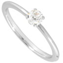 ティファニー Tiffany&Co. ソリティア リング 指輪 ダイヤモンド 0.19ct 約11号 Pt950 レディース【中古】