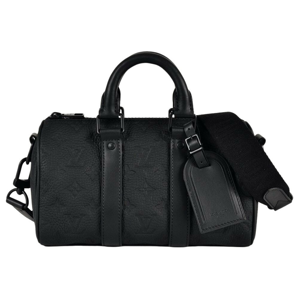 【クーポン利用で最大3万円オフ! 6/15〜6/26】ルイヴィトン LOUIS VUITTON キーポル バンドリエール25 ミニボストンバッグ M20900 ノワール RFID ブラック モノグラム トリヨン レザー【中古】