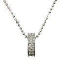 ヴァンドーム青山 Vandome Aoyama ラインストーン ネックレス SV925 2.9g シルバー 40cm レディース【中古】