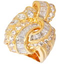 メレダイヤ リング 指輪 ダイヤモンド 5.22ct 約12号 K18YG 19.7g ゴールド【中古】