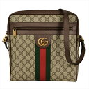 グッチ GUCCI オフィディア ショルダーバッグ GGスプリームキャンバス 547934 ブラウン ゴールド金具 ユニセックス【中古】