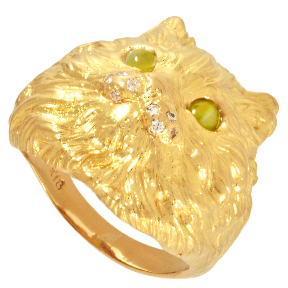 【中古】キャットモチーフリング指輪...