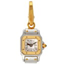 カルティエ Cartier サントス ガルベ ペンダントトップ K18YG 5.5g イエローゴールド WG ホワイトゴールド【中古】