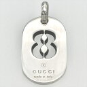 グッチ GUCCI 8 エイト プレート ペンダントトップ SV925 7.7g シルバー ユニセックス【中古】