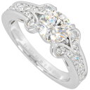 カルティエ Cartier バレリーナ ソリテール リング 指輪 ダイヤモンド 0.75ct #50 N4197200 Pt950 6.1g プラチナ G/VV...