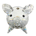 スワロフスキー SWAROVSKI ブタ(L) オブジェ 置物 010031 クリア【中古】