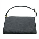 ルイヴィトン LOUIS VUITTON ポシェットアクセソワール ポシェット エピ M52942 ノワール ゴールド金具 AR0044 ユニセックス【中古】
