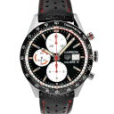 タグホイヤー TAG Heuer CV201AP カレラ キャリバー16 腕時計 自動巻 ブラック文字盤 デイト クロノグラフ SS メンズ【中古】