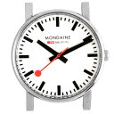 モンディーン MONDAINE ラウンド 腕時計 クォーツ ホワイト文字盤 30344 メンズ【中古】